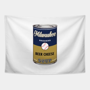 Milwaukee Brewers Soup Can Tapestry