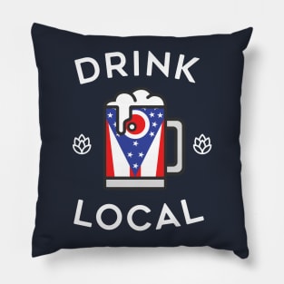 Drink Local Ohio Pillow