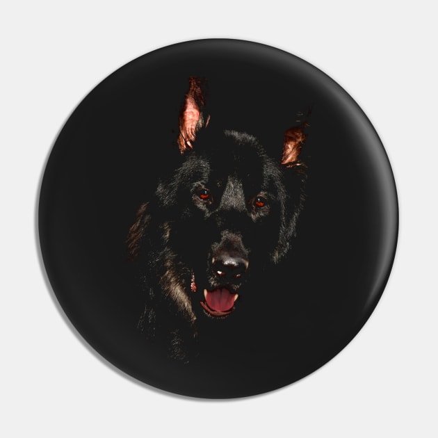 german shepherd, black shirt Pin by hottehue