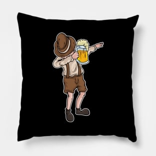 Bavaria Bavarian Man Dabbing Oktoberfest Funny Pillow