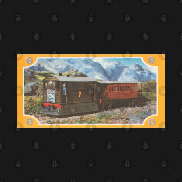 Thomas the Tank Engine Vintage Stamp - Toby by sleepyhenry