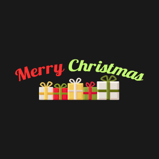 Merry Christmas Graphic Design T-Shirt