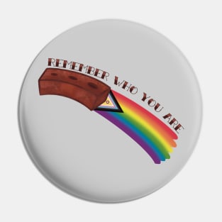 Remember who you are Pin