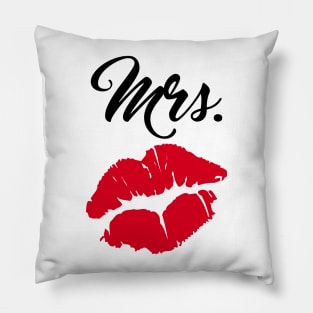 mrs. kiss Pillow