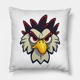 Grumpy chicken Pillow