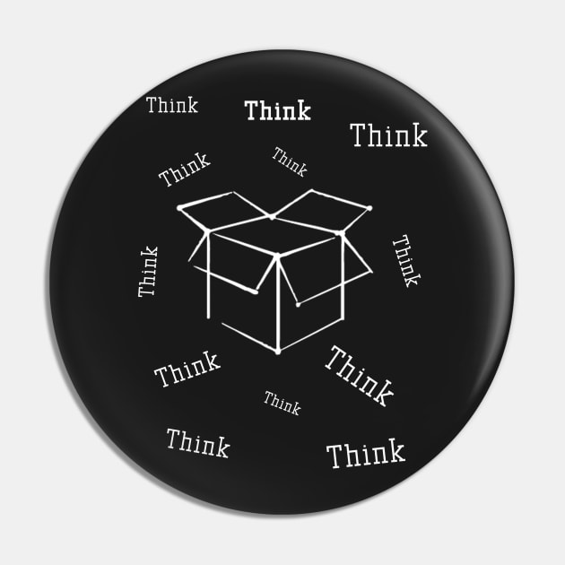 Think Out of the Box Pin by karmatee