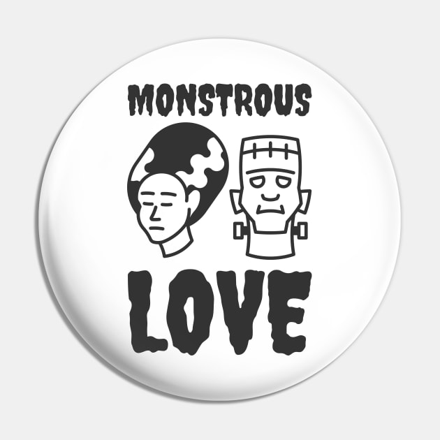 Monstrous Love Pin by NeverDrewBefore