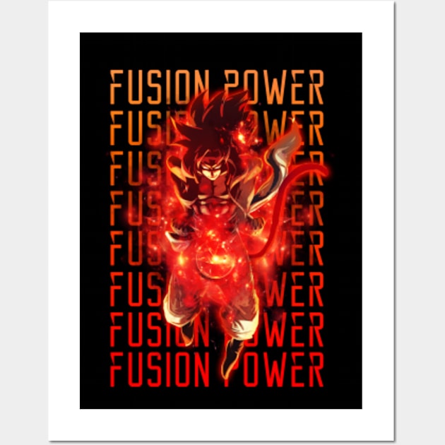 Gogeta Super Saiyan 4 Legendary Fusion (Dragon Ball Z) Premium Art Print