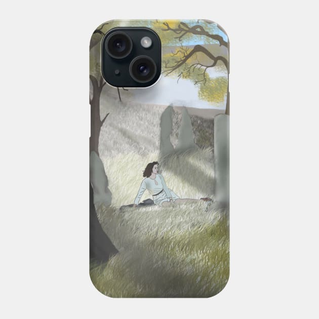 Lost in Time - Claire Fraser Phone Case by Le petit fennec