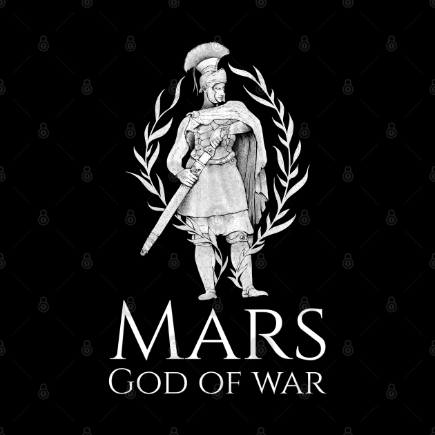 Mars God Of War Ancient Roman Mythology Classical Paganism Mythology Tapestry TeePublic