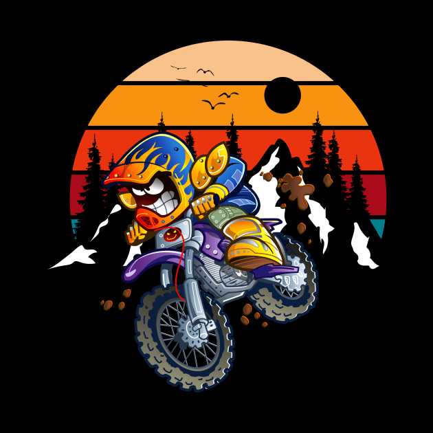 Racing Dirt Bike by JB's Design Store