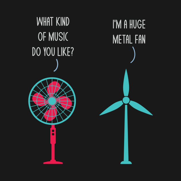 Funny Heavy Metal Fan Punk Emo Goth Rock Music Pun Humor by mrsmitful01