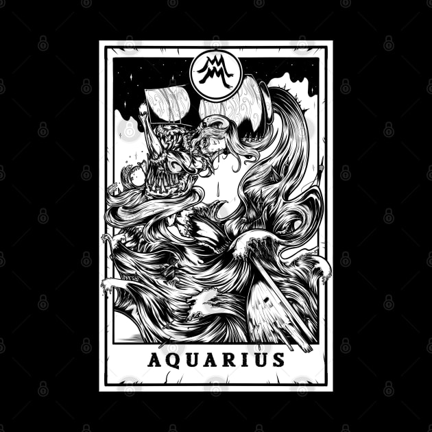 Aquarius Zodiac Tarot by Scottconnick