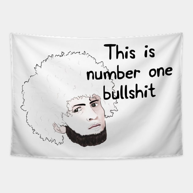 This is number one bullshit - Khabib Tapestry by Barnyardy