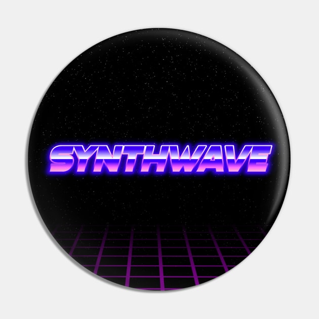 Synthwave Classic Pin by TaliDe