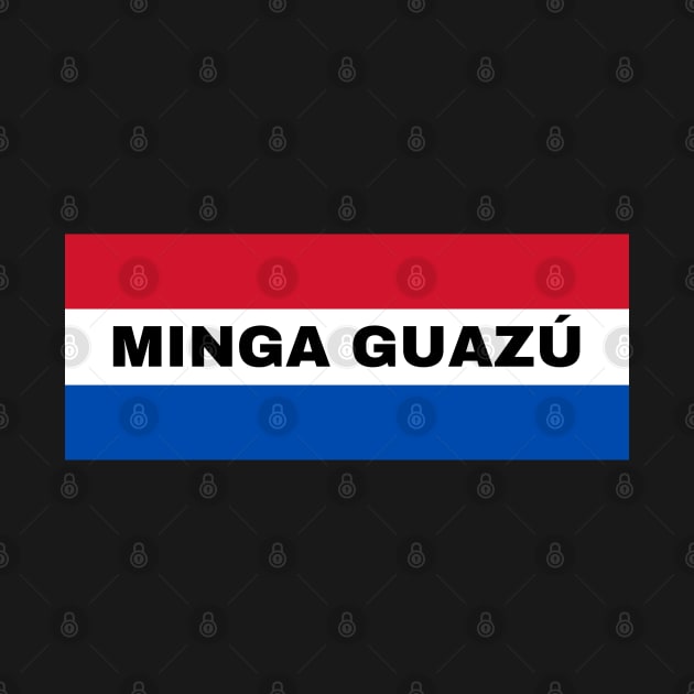 Minga Guazú City in Paraguay Flag Colors by aybe7elf