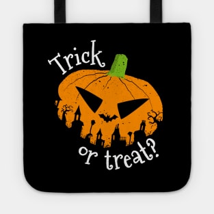 Trick or Treat Halloween Pumpkin Tote