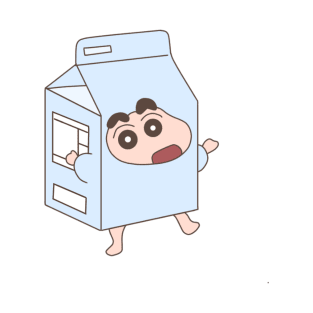 Crayon Shin-chan in a milk carton T-Shirt