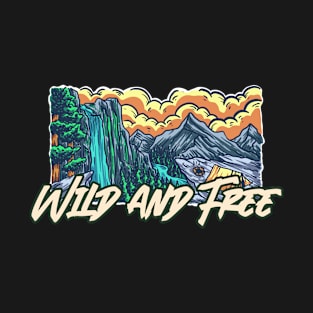 Wild and Free Camping T-Shirt