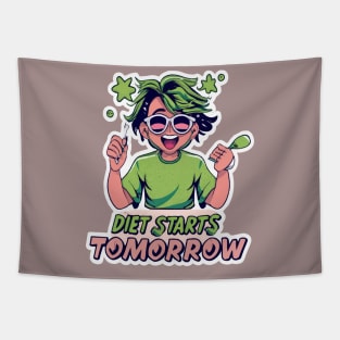 Diet starts tomorrow Tapestry