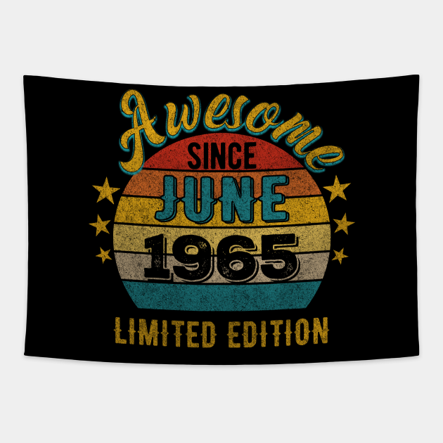 57 Year Old 57th Birthday Design For June 1965 Born Limited Edition Legend Bday T Awesome 