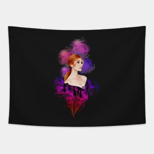 Katherine McNamara : Pink Splash Tapestry