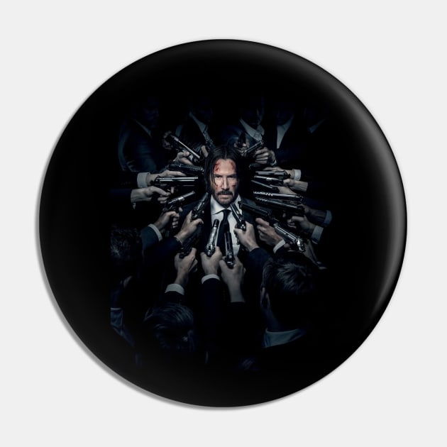 John Wick Pin by Laris Manis Art