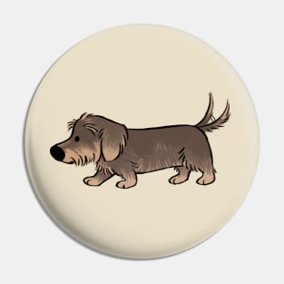 Dachshund Series (Wire Haired) Pin