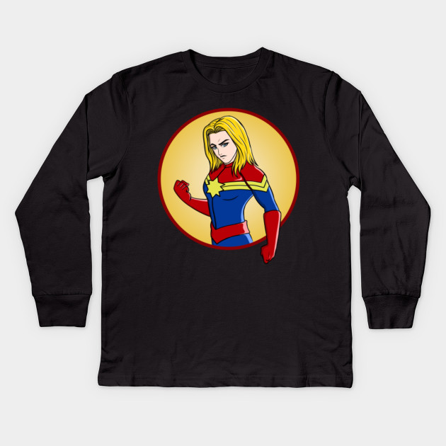 captain marvel t shirt kids