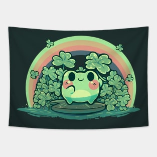 Lucky Little Frog Tapestry