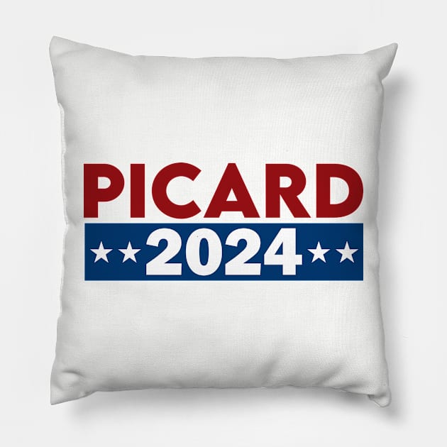 Picard 2024 Pillow by Vault Emporium