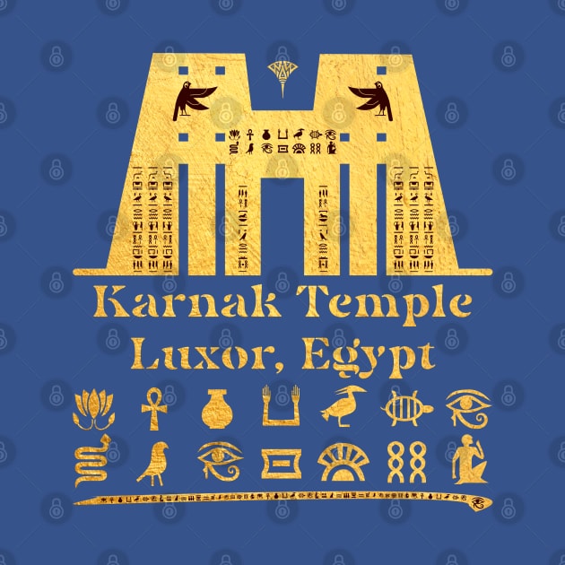 Ancient Karnak Temple: Luxor, Egypt by Da Vinci Feather