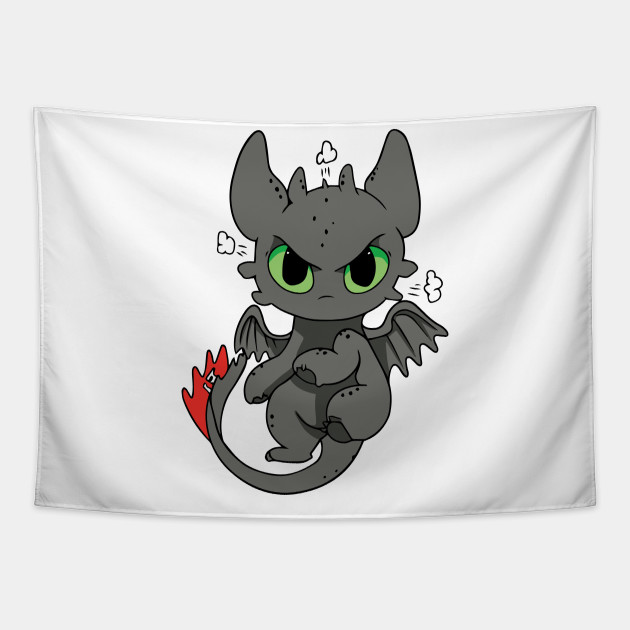 Cute Angry Toothless Dragon Cartoon Character How To Train Your Dragon Night Fury Httyd Dragons Toothless Hiccup Haddock Tapestry Teepublic | see more about dragon, toothless and cute. cute angry toothless dragon cartoon character how to train your dragon night fury