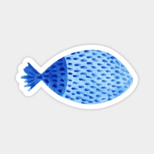 blue fish Magnet