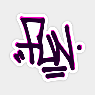 Fun graffiti tag Magnet