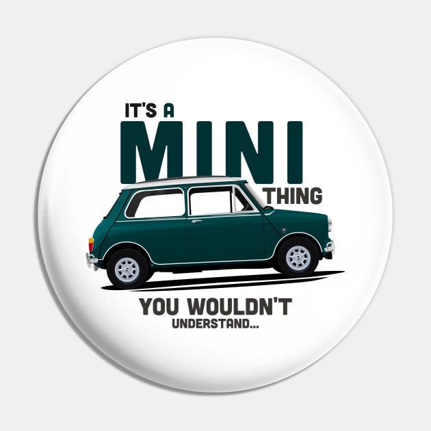 Classic Mini Cooper Pin by Ajie Negara