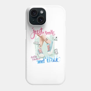 Ask me to make you smile shirt Phone Case