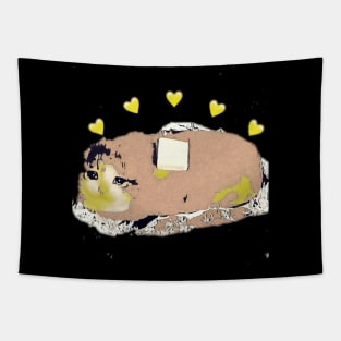 Burito cat Tapestry