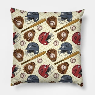 Baseball Pattern Pillow