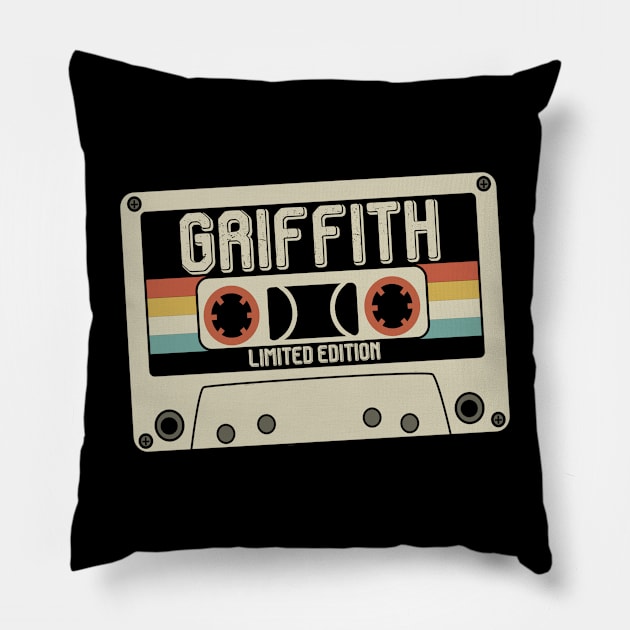 Griffith - Limited Edition - Vintage Style Pillow by Debbie Art