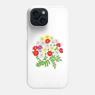 Abstract Flowers and Ferns for Mothers Day Phone Case