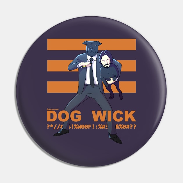 Dog Wick Pin by DäyteGroshi