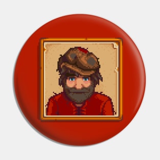 Willy Portrait Pin