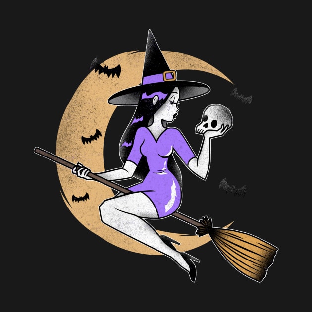 Witch Halloween by Ash&Aim Tees