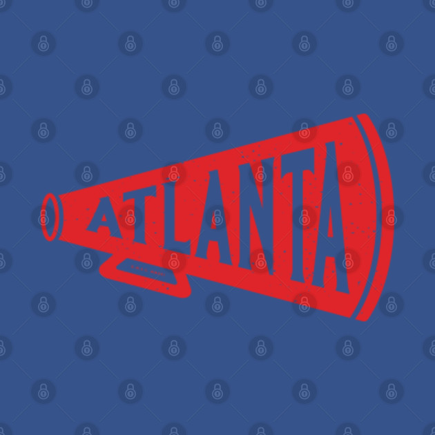 Disover Vintage Megaphone - Atlanta Falcons (Red Atlanta Wordmark) - Atlanta Falcons - T-Shirt