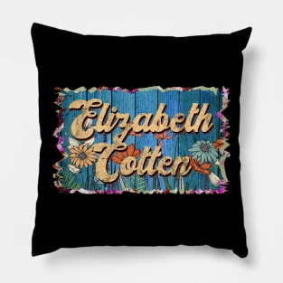 Retro Elizabeth Name Flowers Limited Edition Proud Classic Styles Pillow