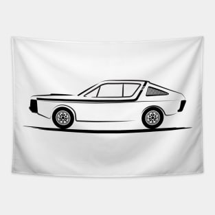 Renault 17 Renault R17 Black Tapestry