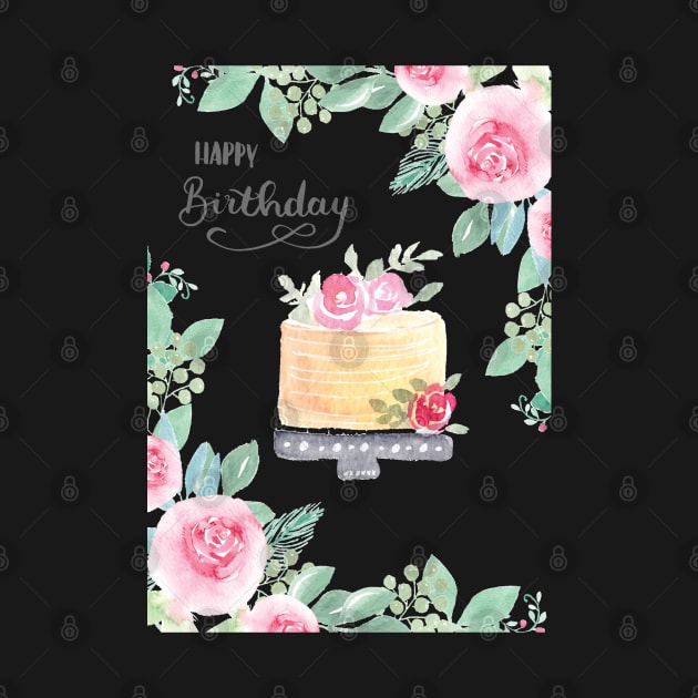 Watercolor Birthday Card | Greeting Cards by Harpleydesign