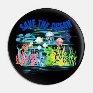 SAVE THE OCEAN! Pin