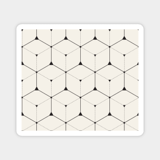 Abstract geometric pattern Magnet